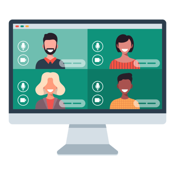 online video call illustration png