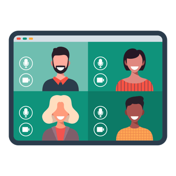 online video call illustration png