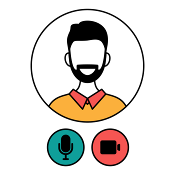 online video call illustration png