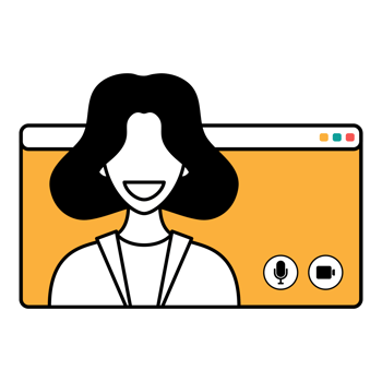 online video call illustration png