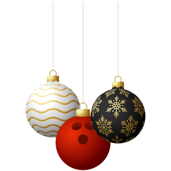 bowling sport christmas ball bauble isolated png