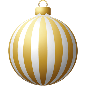 golden christmas ball luxury hanging bauble png