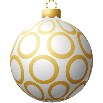 golden christmas ball luxury hanging bauble png