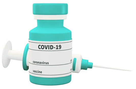 coronavirus vaccine 3d render png