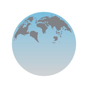 world map logo vector