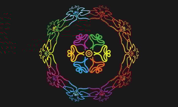 Luxury pattern on  background. Vector mandala template. design elements. Traditional Turkish, Indian motifs. Great for fabric and textile, wallpaper, packaging or any desired idea, and colorful design