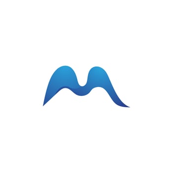 M Letter icon Template vector