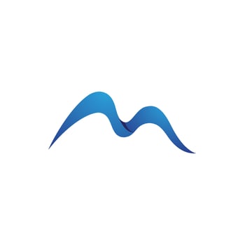 M Letter icon Template vector