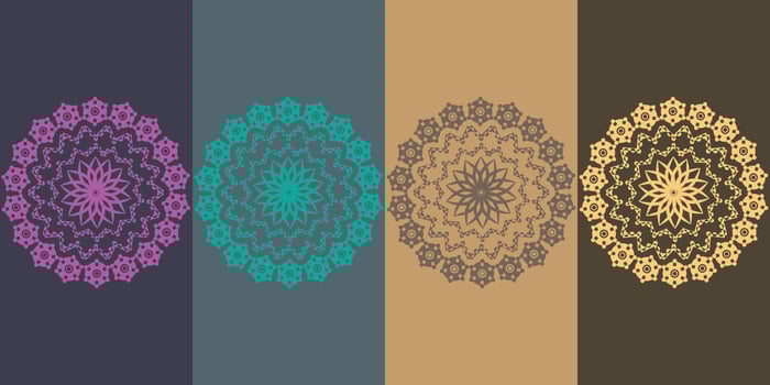 Luxury pattern on  background. Vector mandala template. design elements. Traditional Turkish, Indian motifs. Great for fabric and textile, wallpaper, packaging or any desired idea, and colorful design