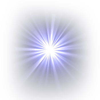 Light rays shine flash sun star effect png