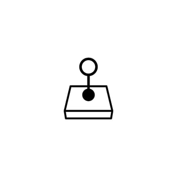 Joystick Icon Simple Vector Perfect Illustration