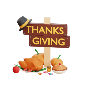 3D Thanksgiving Icon Illustration png