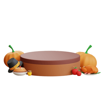 3D Thanksgiving Icon Illustration png
