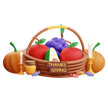 3D Thanksgiving Icon Illustration png