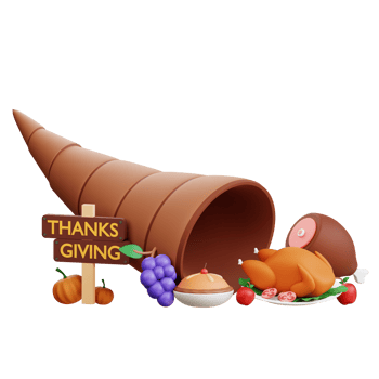 3D Thanksgiving Icon Illustration png
