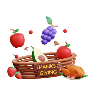 3D Thanksgiving Icon Illustration png
