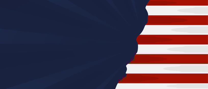 American National Holiday with Copy space Area. Suitable to be placed on content with that theme vector