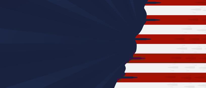 American National Holiday with Copy space Area. Suitable to be placed on content with that theme vector