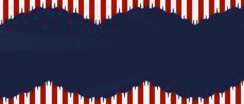 American National Holiday with Copy space Area. Suitable to be placed on content with that theme vector