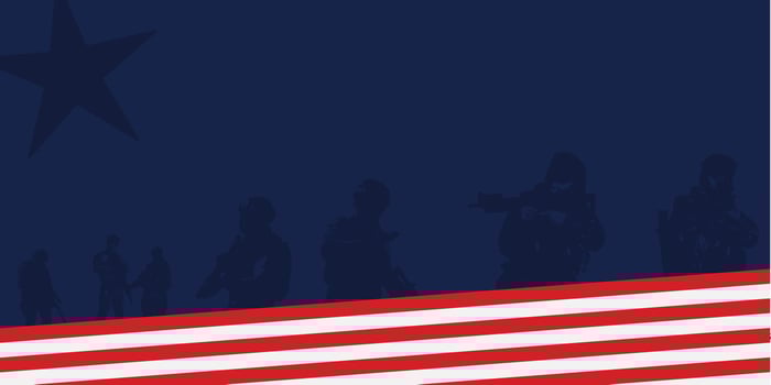 American National Holiday with Copy space Area. Suitable to be placed on content with that theme vector