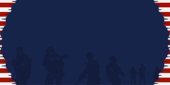 American National Holiday with Copy space Area. Suitable to be placed on content with that theme vector