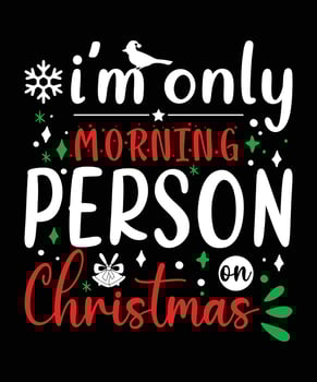 the Merry Christmas T-shirt Design SVG vector