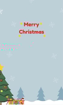 Greeting card christmast is funny vector