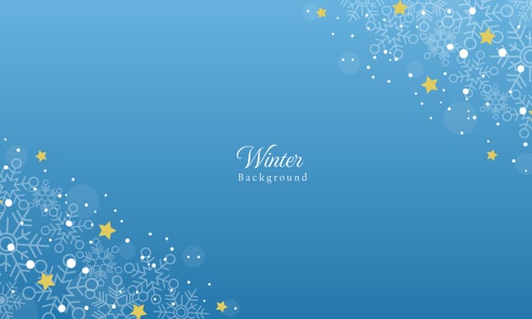 Beautiful winter background with sparkling vector
