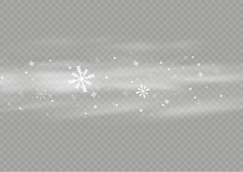 Snow and wind. White gradient decorative element.vector illustration. winter and snow with fog. wind and fog. vector