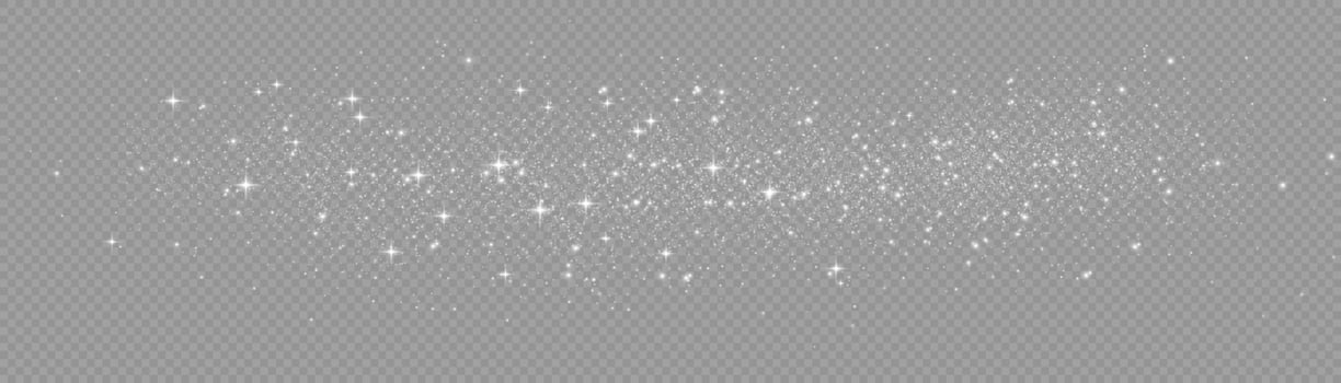 White sparks glitter special light effect. Vector sparkles. Christmas abstract dust. Sparkling magic dust particles effect. Sparkling texture. Stardust sparks