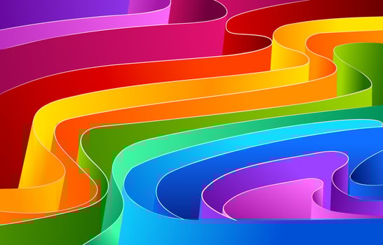 Colorful Rainbow Background vector