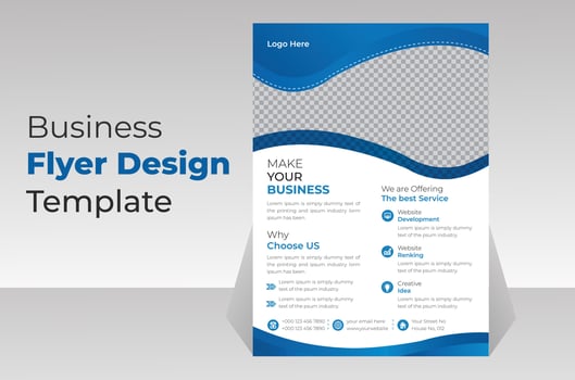 Business Flyer Design Template vector