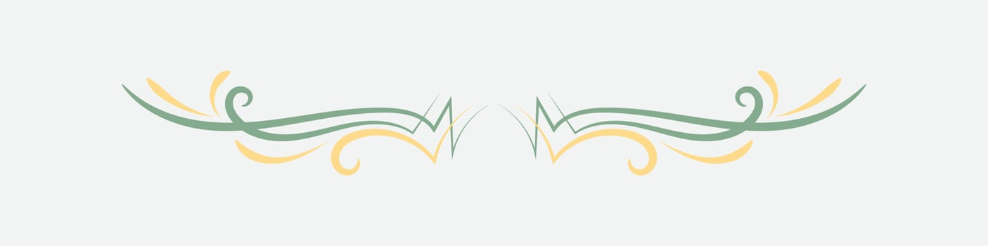 Free Text And Page Divider with retro style vector