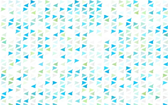 Light Blue, Yellow vector template with crystals, triangles.