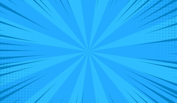 blue halftone comic cartoon background vector