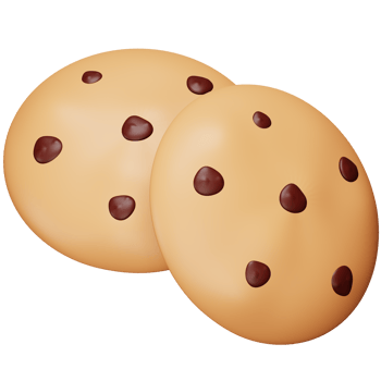 Cookies 3d rendering isometric icon. png