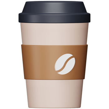Coffee cup 3d rendering isometric icon. png