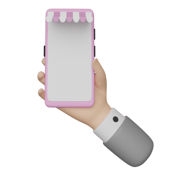 3d businessman hand holding smartphone, mobile phone isolated. screen phone template or phone mockup concept, 3d render illustration png