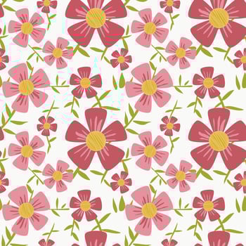 Seamless background with floral patterns. Sakura pattern. Patterns for decoration. Wrapping paper pattern. vector