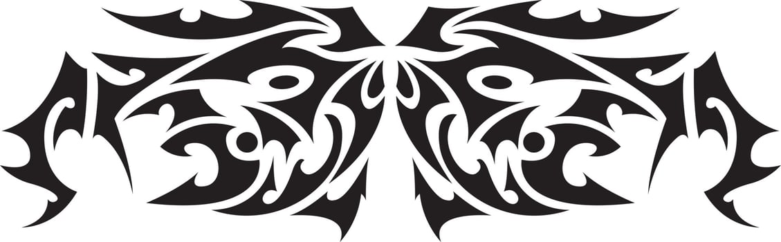 Tribal tattoo element vector