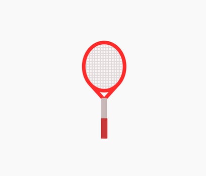 Tennis racket vector