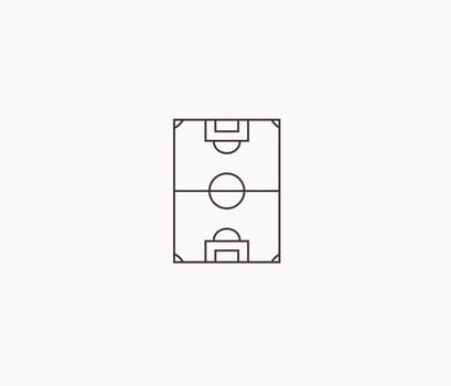 football court line art design concept vector
