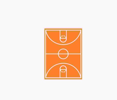 basketball court ilustration design vector