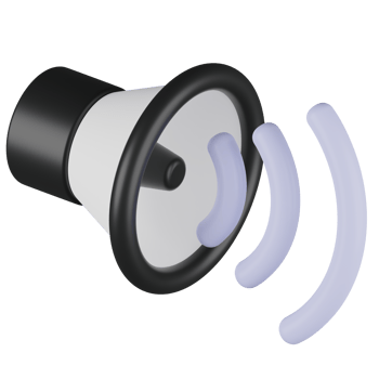 Sound 3D Render Icon png