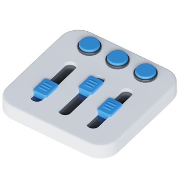 Volume Mixer 3D Render Icon png