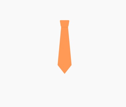 orange tie design vector