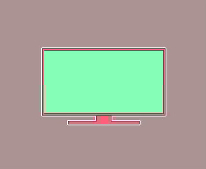 television modern icon vector