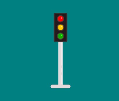 Traffic light vector design