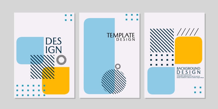 Cover design template corporate business annual report.minimalist and modern background in A4 size.for covers, catalogs, journals, presentations vector