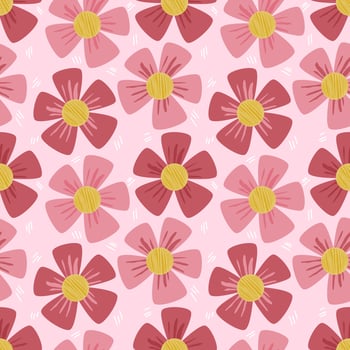 Seamless background with Sakura pattern. Patterns for decorating, wrapping paper, wallpaper and fabric. Print on fabric. vector